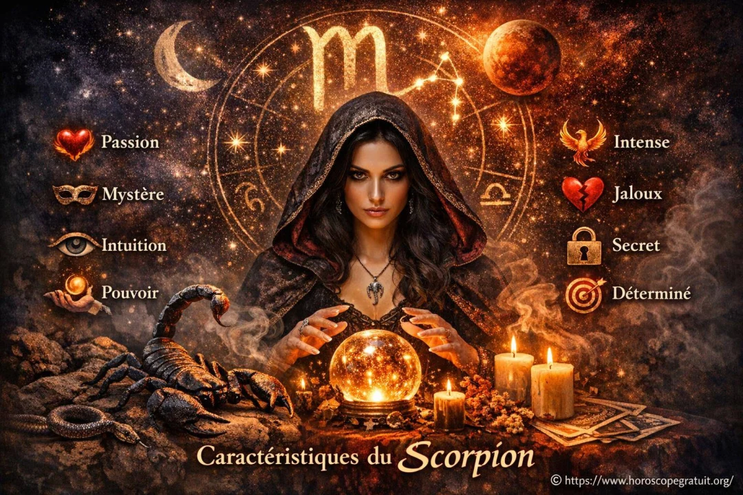 Caractéristiques du signe Scorpion astrologie