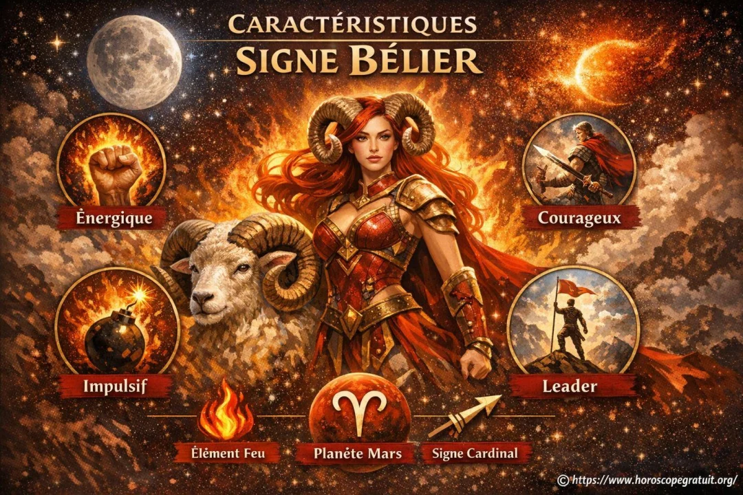 Caractéristiques signe Bélier astrologie