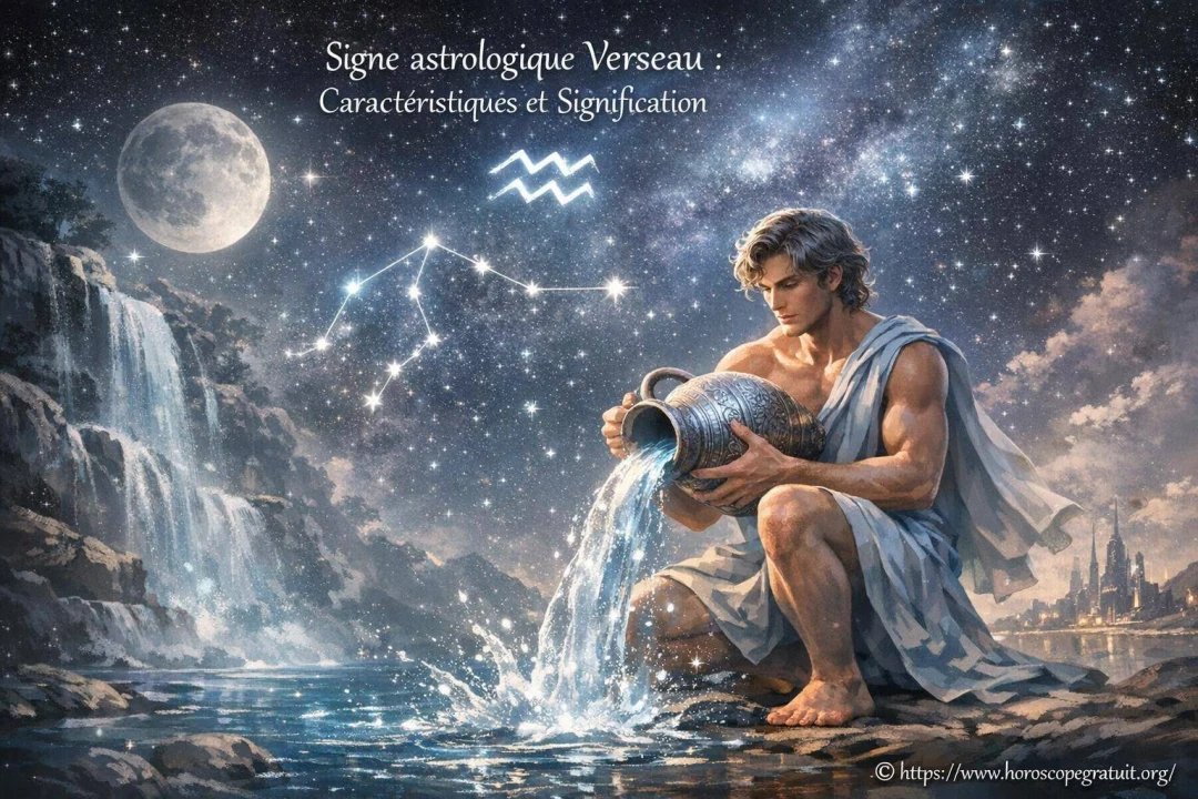 Signe astrologique Verseau : caractéristiques et signification