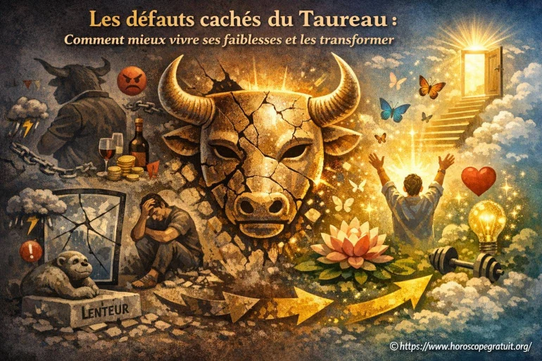 Les défauts cachés du Taureau : comment mieux vivre ses faiblesses et les transformer