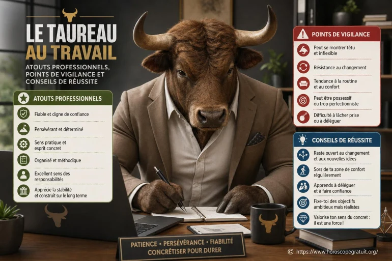 Le Taureau au travail : ses atouts, ses défis et comment réussir