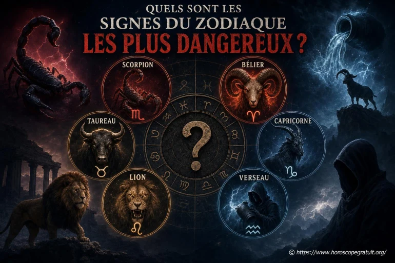 Quels sont les signes du zodiaque les plus dangereux ?