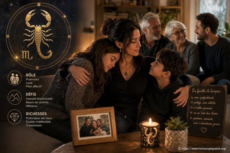 Le Scorpion dans le cercle familial : rôle, défis et richesses