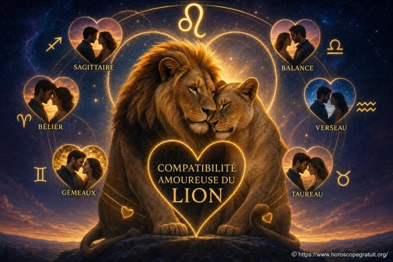 Compatibilité amoureuse du Lion : quels signes forment les meilleurs couples ?