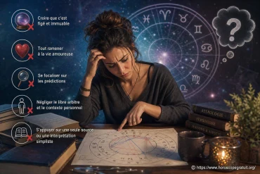 Les erreurs à éviter en interprétant son thème astral